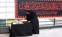برپایی ایستگاه صلواتی به مناسبت ایام محرم در دانشکده بهداشت