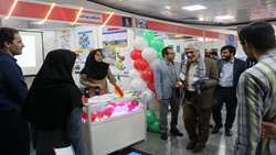 برپایی غرفه از سوی معاونت دانشجویی و فرهنگی دانشکده به مناسبت حضور دانشجویان جدیدالورود