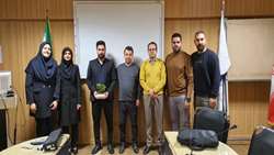 دفاع پایان نامه آقای فرهاد رستمی دانشجوی کارشناسی ارشد HSE برگزار شد