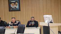 مراسم پرفیض زیارت عاشورا در سالن شهید رحیمی دانشکده بهداشت برگزار گردید
