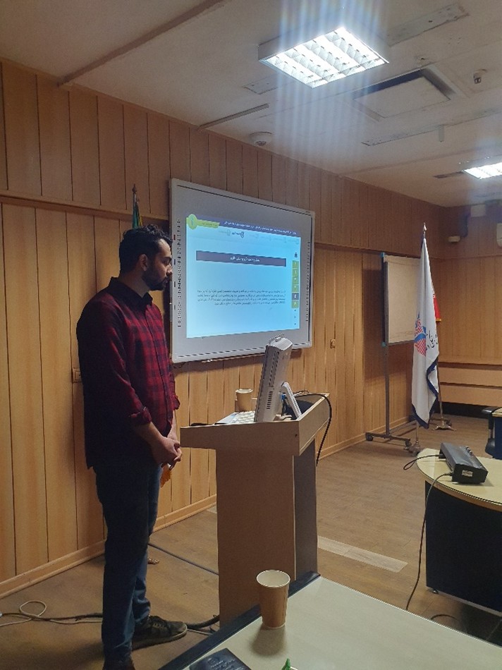 دفاع پایان نامه آقای علی صمیمی دانشجوی کارشناسی ارشد HSE  برگزار شد  