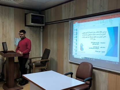 دفاع پایان نامه دانشجو: علی رحیم زاده             مقطع:کارشناسی ارشد             رشته: آموزش بهداشت و ارتقاء سلامت 